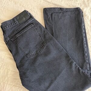 Aritzia Denim Forum Women Farrah Low Rise Black Jeans